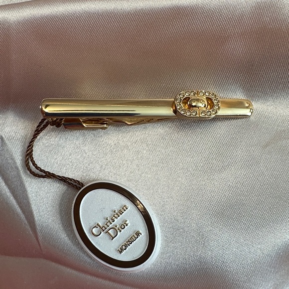 Vintage Christian Dior Monsieur Gold-Tone Multi-Purpose Clip main image 8